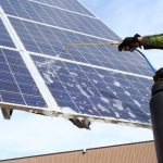 how to clean solar panels