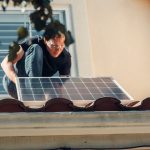 installing residential solar panel